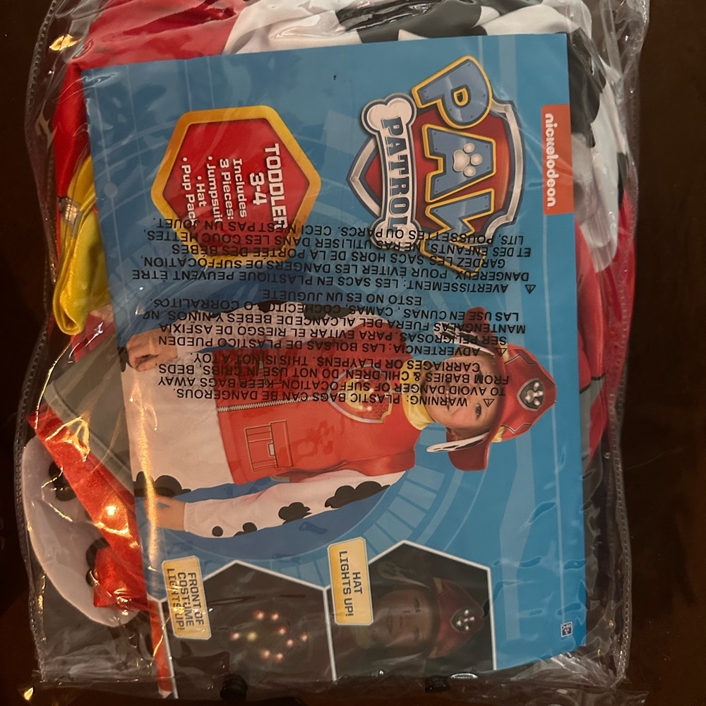 Paw patrol costume